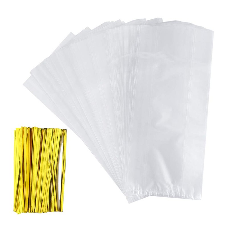 ZMYBCPACK 200 Pack Bread Loaf Bags (8" X 4" X