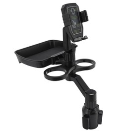 Car Cup Holder Expander Tray, Multifunctional Car Cup Holder Tray Adjustable Base Width for Business