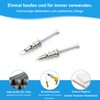 Cavity Dowels Set, 20 Pieces Self-Drilling Plasterboard Dowels Metal, Drywall