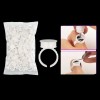 500 Piezas De Anillo Para Pigmento De Pestañas,cejas.belleza