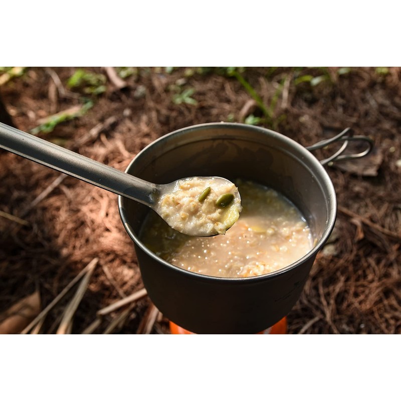 Boundless Voyage Outdoor Tableware Titanium Long Handled Spoon Ultralight Camping