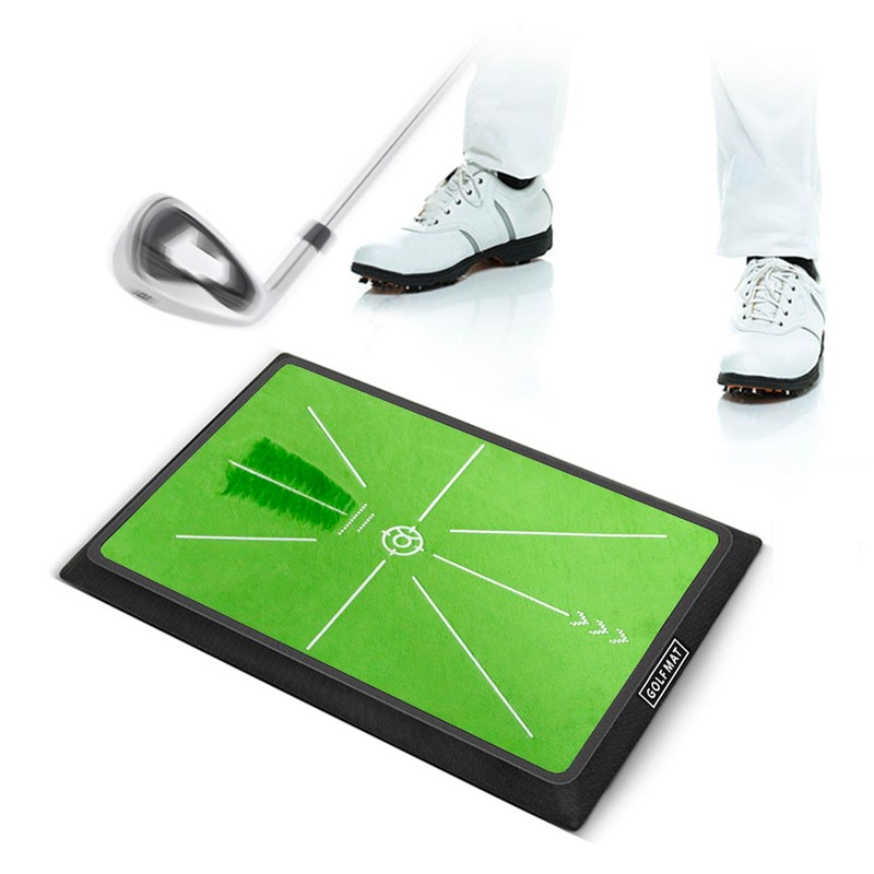 Golf Trace Strike Pad with 2 x Surface Flannelette Path