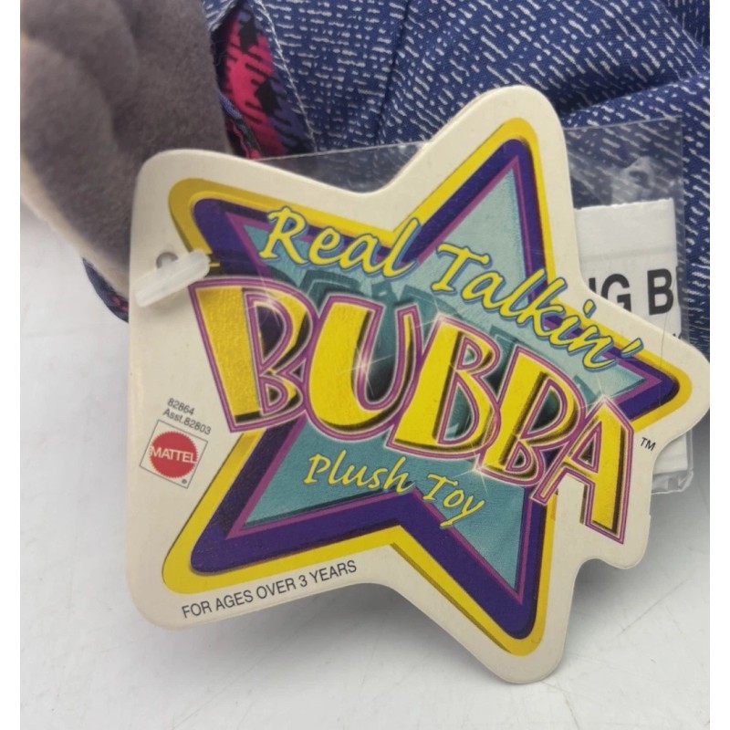 Mattel Vtg 1999 Real Talkin Bubba In Coveralls Electronic Talking