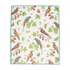 Caspari Jeweled Birds Paper Guest Towel Napkins in Ivory, 15