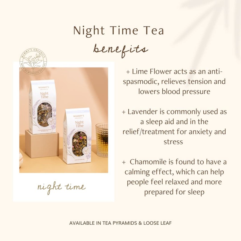 Organic Night Time Loose Tea | sleep Tea | chamomile,
