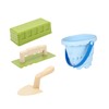Perfeclan 4 Piece Sand Castle Building Set, Snow Brick Maker,