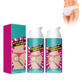Wonsters 2 x Acne Cream for the Buttocks, Acne Cleansing Cream for Buttocks and Thighs, Acne Cream for the Buttocks and Acne Pimple Cleansing Cream Anti Pimple Cream on the Buttocks Cream (30)