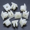 Rexka 10pcs Front Bumper Support Splash Shield Under Cover Nylon