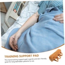 Mikinona Elderly Finger Separator Palm Protector Cushioned Finger Exerciser for Hand Therapy Washable and Breathable Material Prevents Bedsores for Rehabilitation