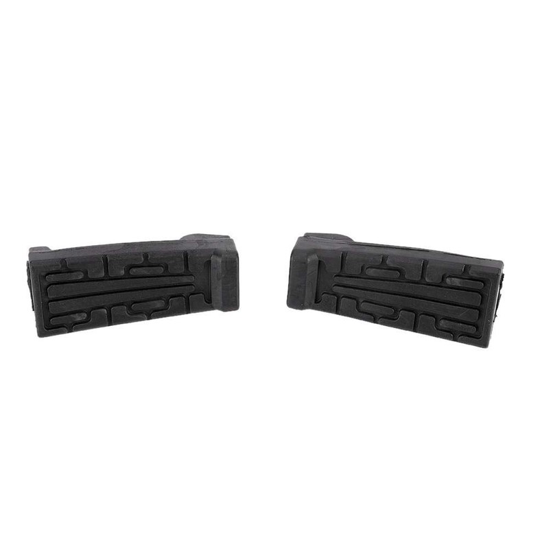 1 Pair Rubber Front Pedal Footrest Foot Pegs Motorcycle Footrests