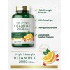 Vitamin C 2000mg | With Rose Hips | 150 Caplets|non-gmo