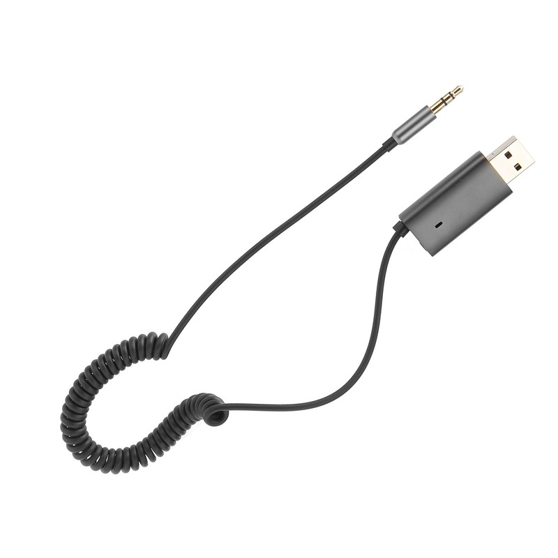 Bluetooth 5.1 Aux Adapter Built in Mic Hands Free Call