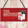RED OCEAN Home Cinema Room Hanging Sign Home Decor Gift