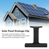 10PCS PV Panel Water Guide Clamp Pa66 Heat Resistant Anti