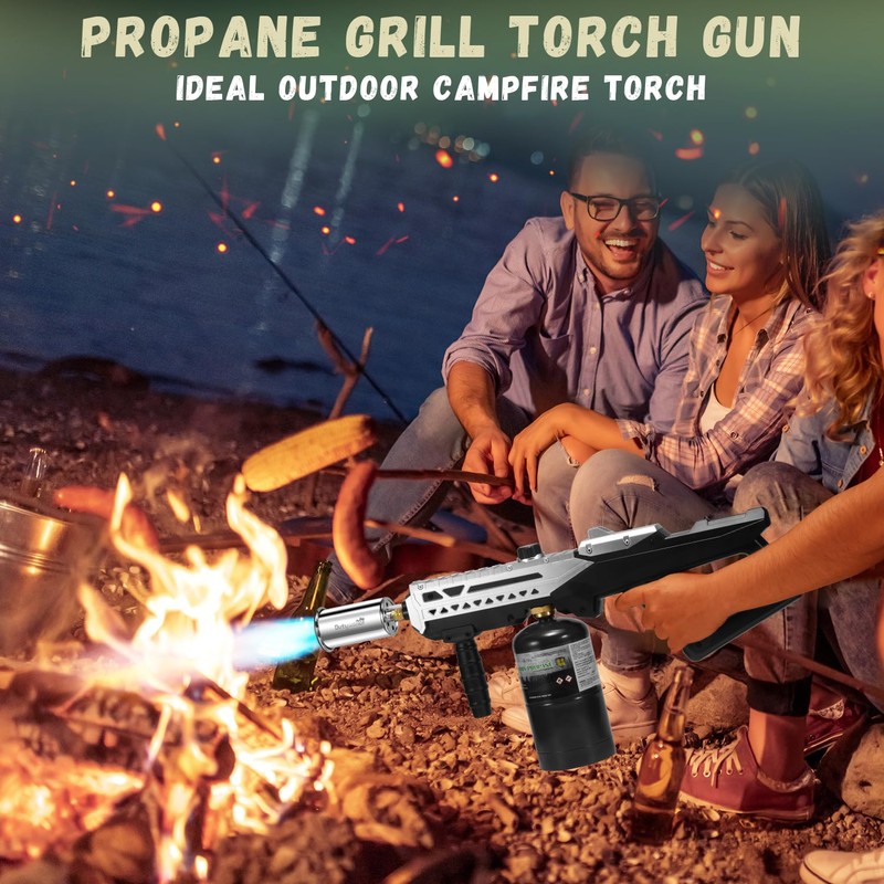 Dutywand Propane Grill Torch Gun – Cooking Torch Head max.
