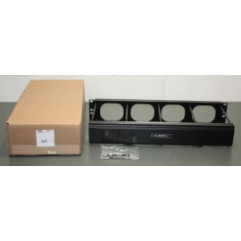 Hubbell Horizontal Ring Manager HM27C, 2U Rack Mount Cable Manager, 3-1/2" x 19"