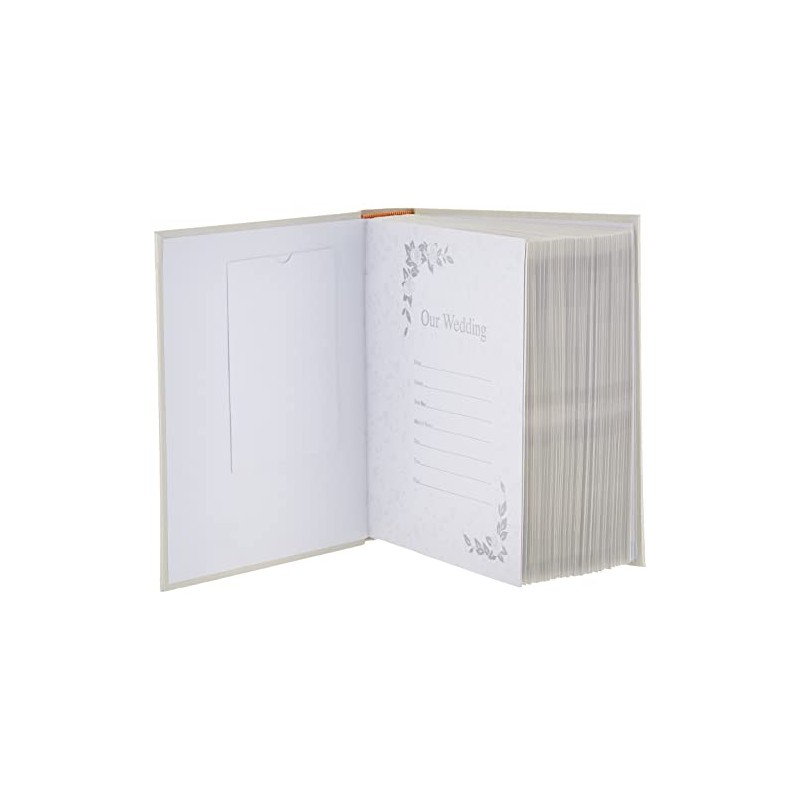Pioneer Photo Albums 200 Pocket Ivory Moire Cover Album with