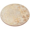 Creative Tops C000279 Cork-Backed Coasters Set with Printed Gold Impressions
