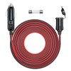 12V/24V Heavy Duty Cigarette Lighter Extension Cord 26.1FT 16AWG 15A