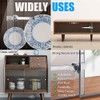 Sliding Glass Door Ratchet Lock, Drawer Display Case Showcase Security