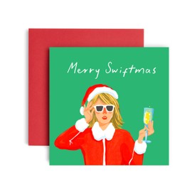 Huxters Christmas Cards for Women – In MY Christmas Era Friend Happy Christmas Card for him and her Family Christmas Holiday – Mum Sister Auntie Daughter card