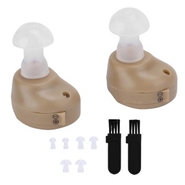 09H Dual Deep Ear Canal Hearing Aid Sound Amplifier Assist Mini Compact for Deafness Elderly
