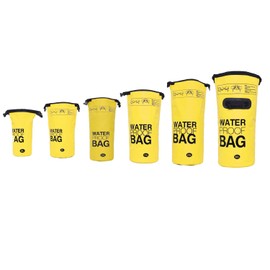 DonDon Waterproof Outdoor Dry Bag for Your Valuables, yellow