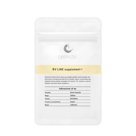 【バスト用サプリメント】cellnote BV LINE supplement+ セルノート BVライン サプリメントプラス 60粒 1袋 女性らしさを引き出すサプリメント [リニューアル]