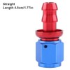 AN6 Line Hose End, Straight Fuel Hose with End Piece
