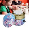 Mini Electric Pottery Wheel Metal CW CCW Adjustable Stepless Speed