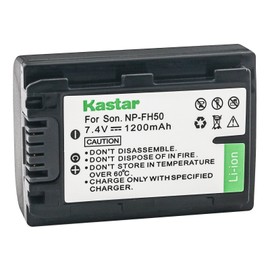 Kastar Battery (3-Pack) for Sony NP-FH50, NP-FH40, NP-FH30 & Sony DSLR-A230, DSLR-A330, DSLR-A290, DSLR-A380, DSLR-A390, HDR-TG1E, HDR-TG3, HDR-TG5, HDR-TG5V, HDR-TG7, DSC-HX1, DSC-HX200, DSC-HX100V