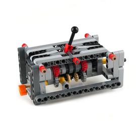 Sparkleiot MOC 5 Speed with Reverse Gearbox Model for Building Blocks Blocks Engine Gear Speed Adjust/Technology Car Modification