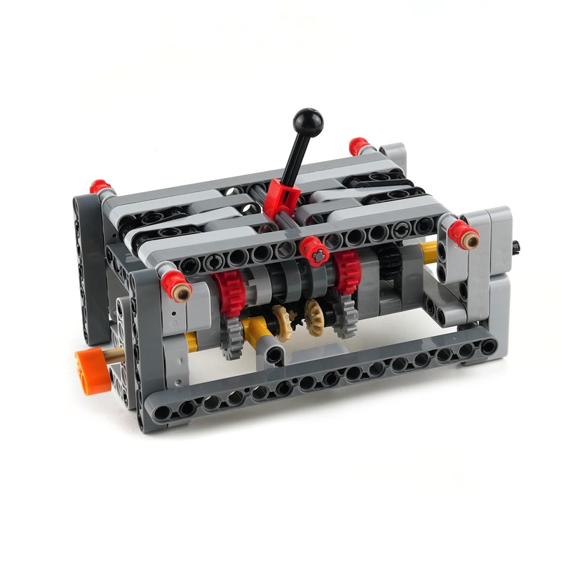 Sparkleiot MOC 5 Speed with Reverse Gearbox Model for Building