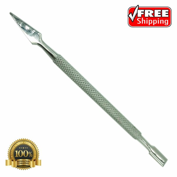 NEW HIGH QUALITY CUTICLE PUSHER REMOVER CLEANER MANICURE PEDICURE NAIL CARE TOOL