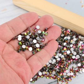 Sparkling Glass Rhinestones Crystal Flatback Gems DIY Crafts Party Makeup Accessories