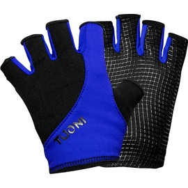 Tuoni Sports Gloves for Kids - Fingerless Cycling Gloves/Kids Grip Gloves for Sports - Hockey, Rugby, Netball, Running, American Football - Gloves for Autistic Children - Choice of Colour & Size