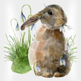 Cushion 40 x 40 cm Decorative Cushion – Easter Cushion – Easter Bunny – 40 x 40 cm – White – Easter Gifts Easter Bunny Easter Item Easter Motif, Easter Surprises, Easter Little Things – SuKi217