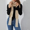 Edhomenn Wool Scarf for Women Knitted Wrap Pullover Multi-Use Solid
