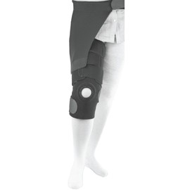 30-40 Mmhg Compreflex Thigh Component W/Hip & Knee Attachment; Lg Reg;Right; Black SIGVARIS
