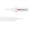 Allegra K Laces, Transparent, Clear, Ribbon, Flat Laces, Stylish, Width