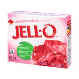 Jell-O Watermelon Gelatin Dessert Mix, 3 oz Box