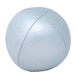 Cascade Juggling 5 x Pro 115g Cascade Classic Juggling Balls - Thud Juggling Balls & Bag - Set of 5 Juggling Balls (Silver)