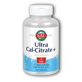 Ultra Cal-Citrate+  120 Tabs By Kal