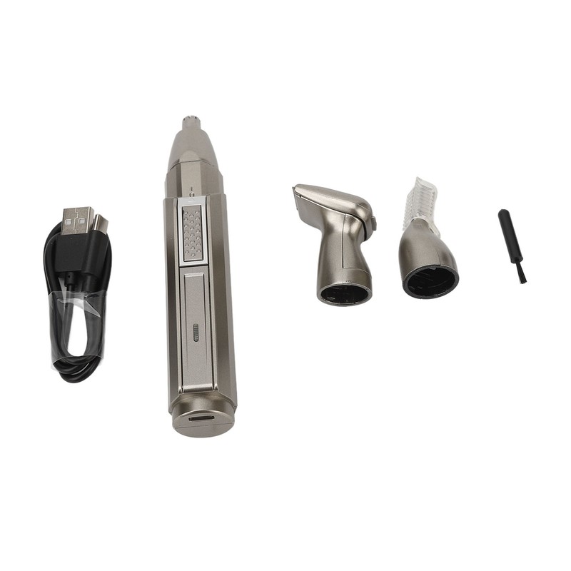 Nose Hair Trimmer Multifunctional 3 in 1 R Shaped Rounded