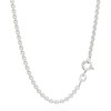 NKlaus Anchor Chain 925 Sterling Silver Round Solid Necklace 2.40
