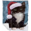 Doggie of the Day Tuxedo Cat Blanket - Let it