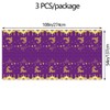 KYMY 3pcs Eid Mubarak Tablecloths with 108"X54", Ramadan Mubarak Table