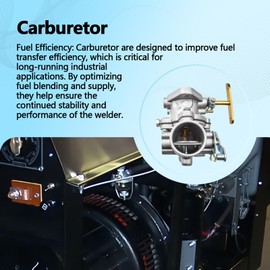 13713 Carburetor Compatible with Lincoln Welder Sa-200 Sa-250 Replaces 13713B, Gas Powered Carb