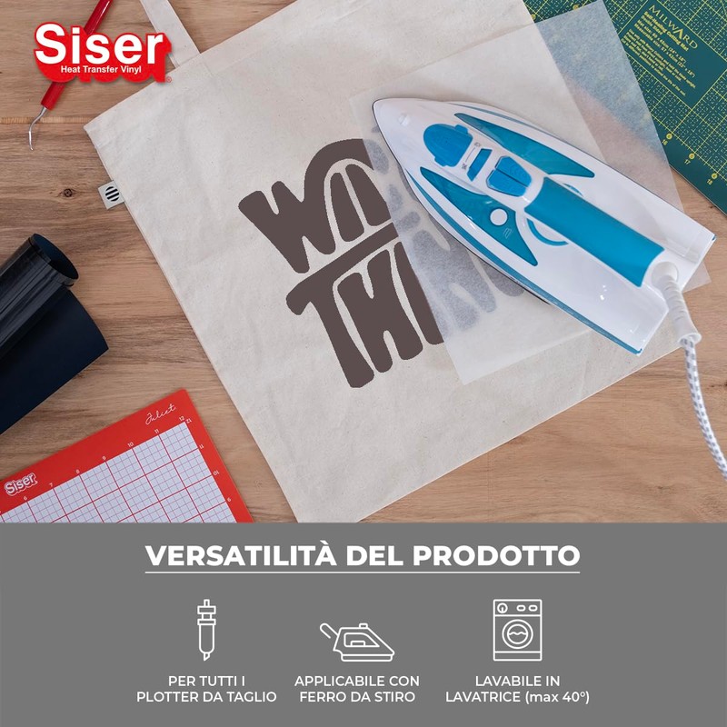 Siser® EasyWeed® Marrone, 30cm x 1mt, vinile termotrasferibile termoadesivo per