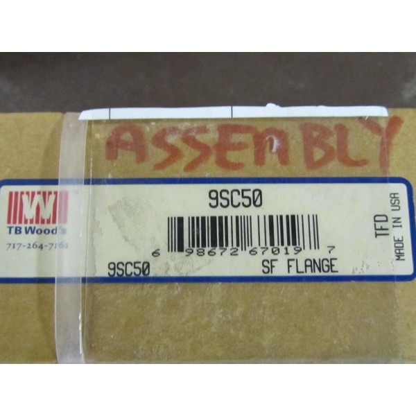 TB WOOD'S NEW TB WOOD'S 9SC50 Shaft Coupling, Cast Iron,